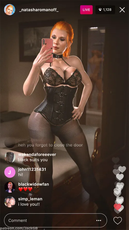 Black Widow Live (JackGB_NSFW) Thumbnail