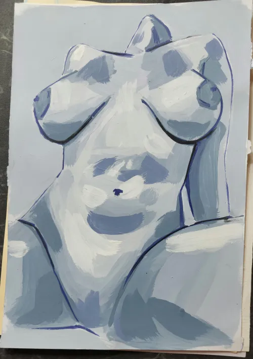 Blue tones. Art by pb.bodyart Thumbnail