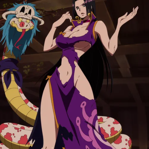 Boa Hancock's Dissolving Dress Plot [One Piece] Thumbnail