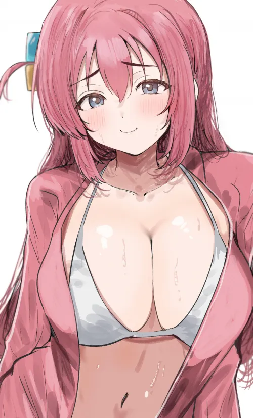 Bocchi Showing Off Her Sweaty Breasts Thumbnail