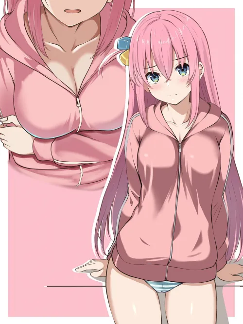 Bocchi Too Embarrassed To Show Her Swimsuit (By @borgbattlerT On X) Thumbnail