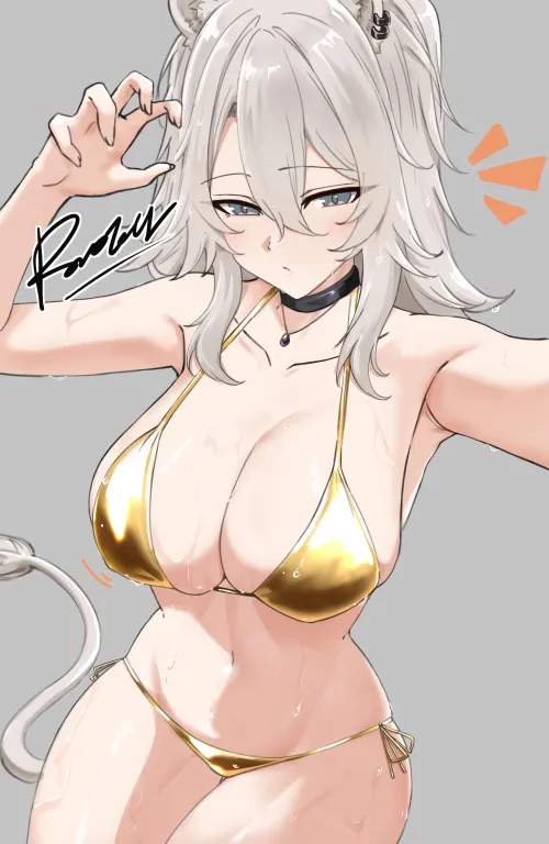 Botan golden bikini [Hololive] Thumbnail