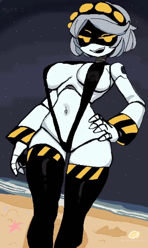 Bots and Sling Bikinis, what's not to love? (Artist: monmaamn) Thumbnail