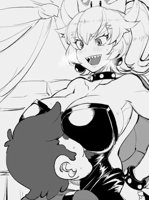 Bowsette didn't notice Mario (nuebiimu) Thumbnail