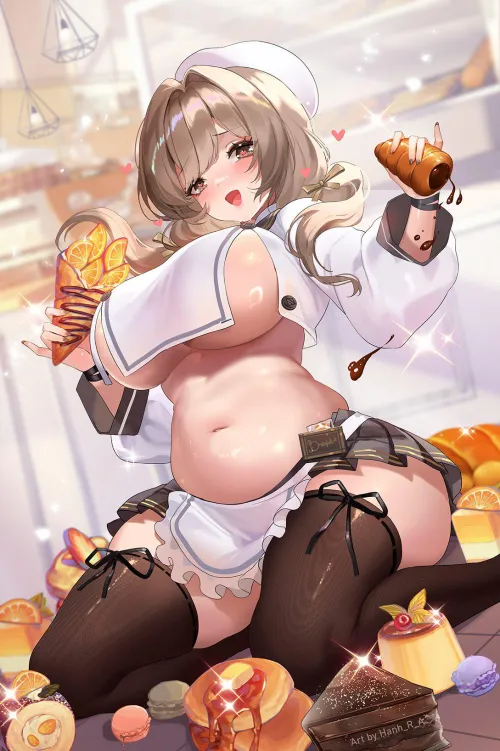 Bready enjoying her snacks (art by Hanh Chu) Thumbnail