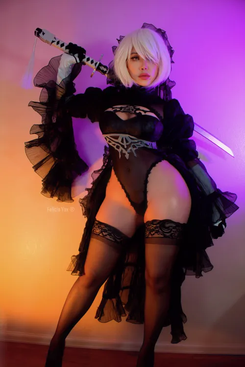 Bride 2B cosplay from NieR: Automata by Felicia Vox [F] Thumbnail