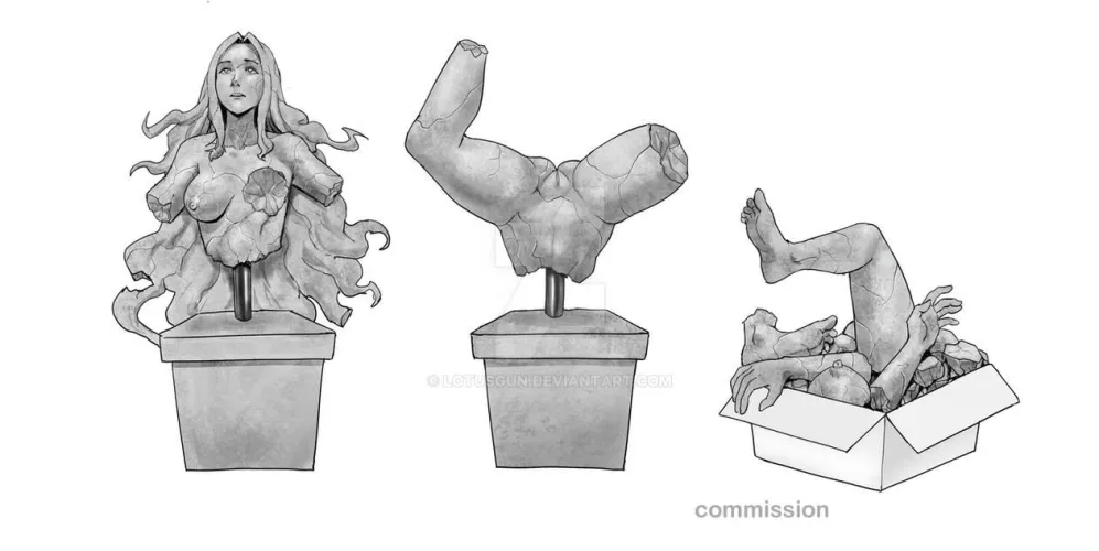 Broken Statue By LotusGun Thumbnail
