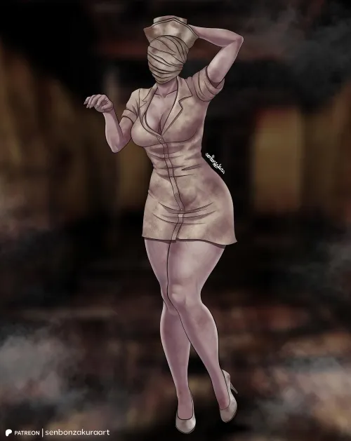 Bubble head nurse (SenbonzakuraArt) Thumbnail