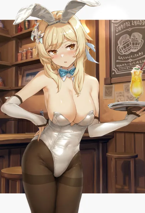 Bunny girl serving margaritas (by 晃田ヒカ) Thumbnail