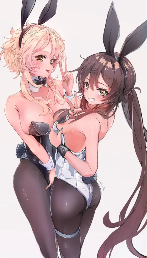 Bunny Lumine & Hutao Thumbnail