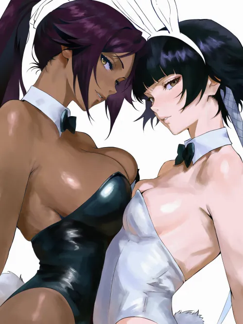 Bunny Yoruichi and Soifon [Bleach] Thumbnail