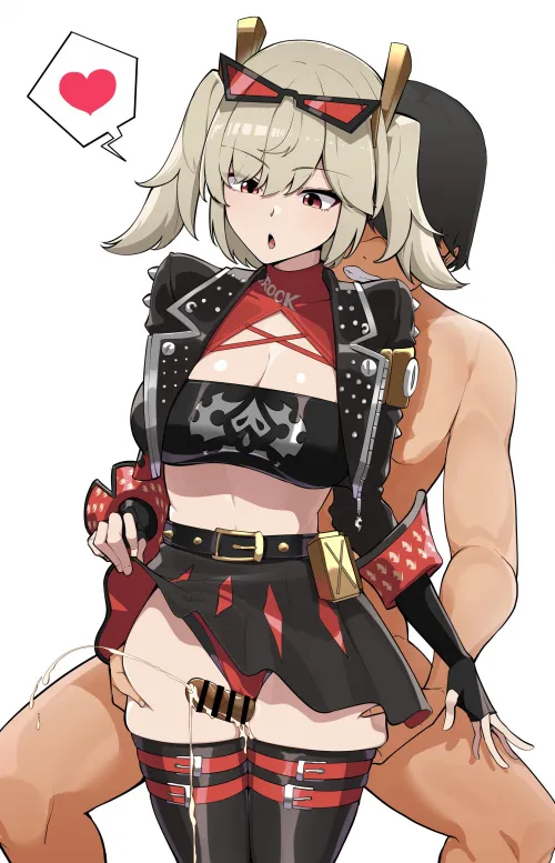 Burnice giving a thighjob Thumbnail