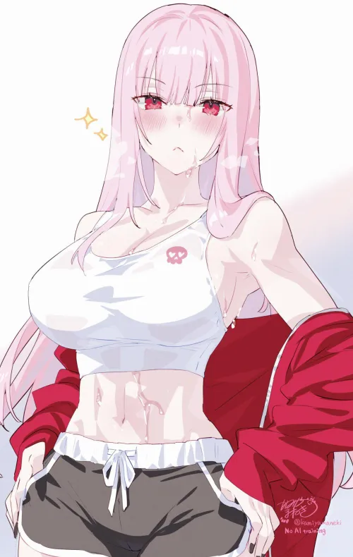 Calliope Mori Abs [Hololive EN Myth] Thumbnail