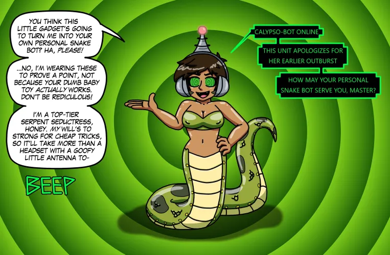 Calypso becomes a fembot [OC: supertechno324] Thumbnail