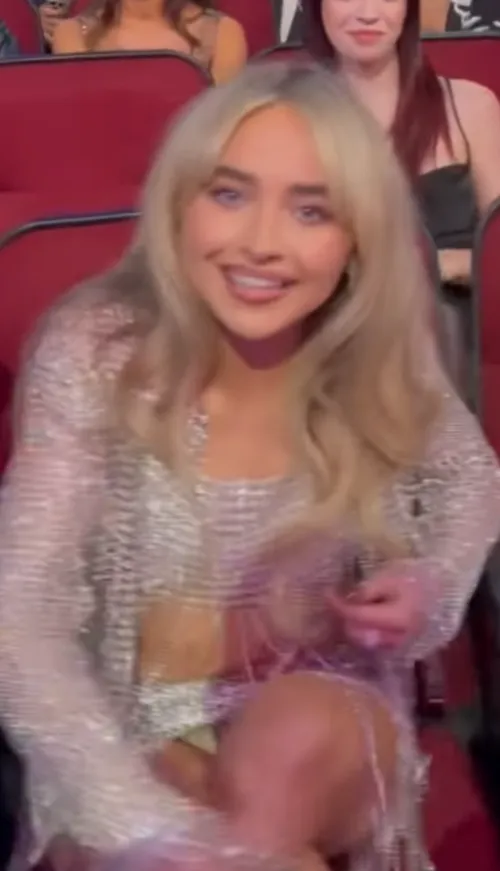 Camera position shows off Sabrina's panties Thumbnail