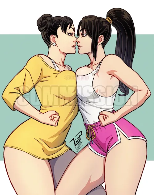 Casual Chun Li and Mai face off (Lucaspflp) Thumbnail