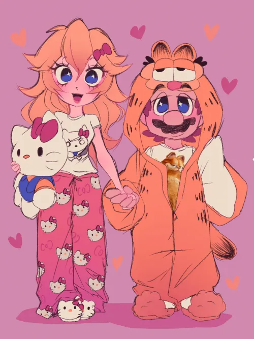 Cat fan Peach and Mario (pocket_catyay) Thumbnail