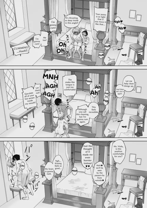 [Cha no Maou (Sencha Bashira)] Medusa-san wa Atsuatsu Ochinpo ga Hoshii | Medusa Craves Boiling Hot Cocks #575225 Thumbnail