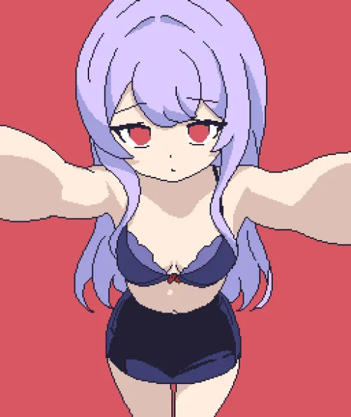 Character art from a dating sim I am working on! (WIP) Thumbnail