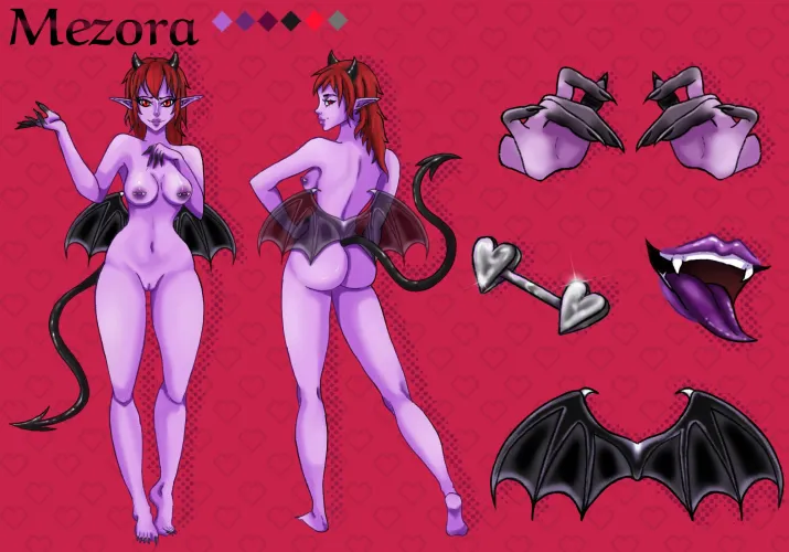 Character sheet of my OC Mezora Thumbnail