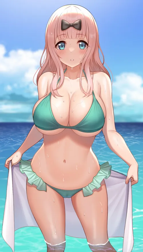 Chika Showing Off Her Body In A Bikini Thumbnail