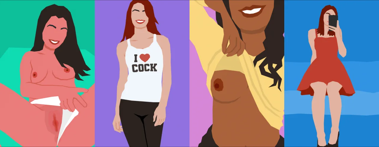 Choose to ✅ or ❎ these selfies in my game LEWD MOD Thumbnail