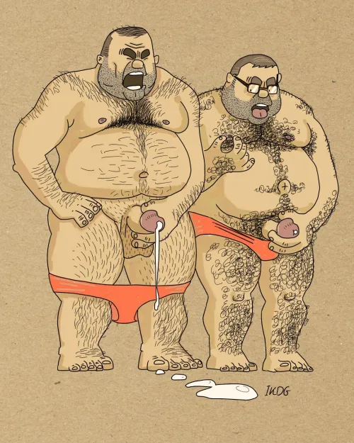 chubby, mature guys enjoying themselves OC Thumbnail