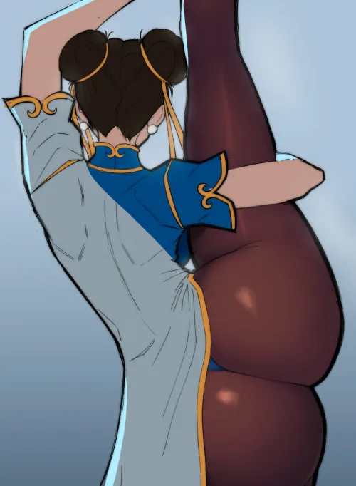 Chun Li stretching Thumbnail