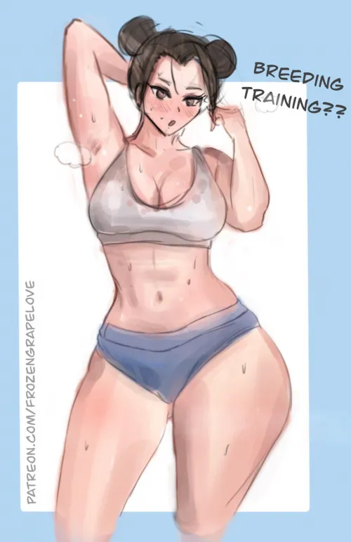 Chun-Li Breeding Training (OC) (FrozenGrapeLove) Thumbnail