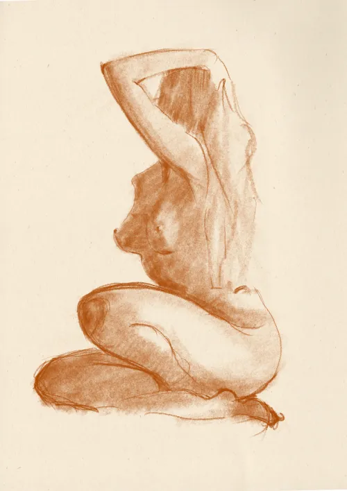 Classical Sitting Nude Thumbnail