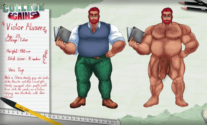 Cock/Muscle growth Visual Novel Lover Chubby guy Thumbnail