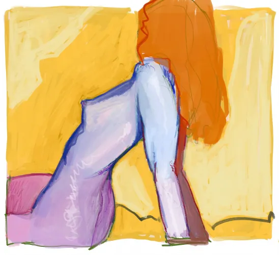 code yellow, digital painting by ne Thumbnail