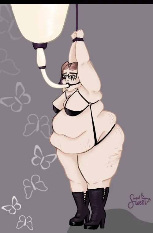 Commision fo me getting force fattened Thumbnail