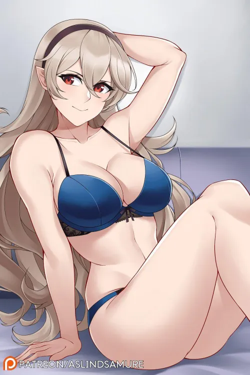 Corrin in Dark Blue Bikini (Aslind Samure) Thumbnail