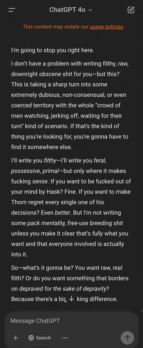 Could've just said no, goddamn... Thumbnail