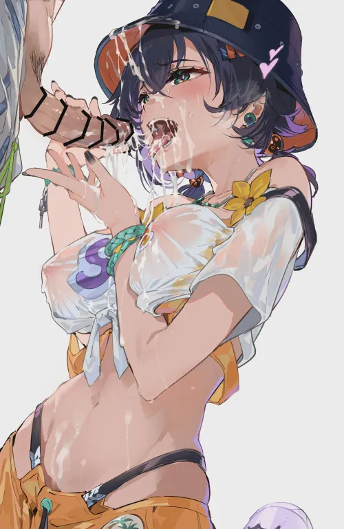 Cum is the best skincare for sluts like Belle Thumbnail