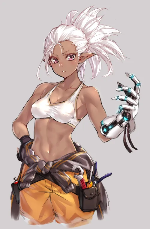 Cyberpunk Elf [Original] Thumbnail