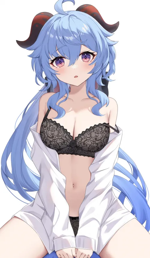 Daily Ganyu Lewdie #1129 Cute Ganyu~ Thumbnail