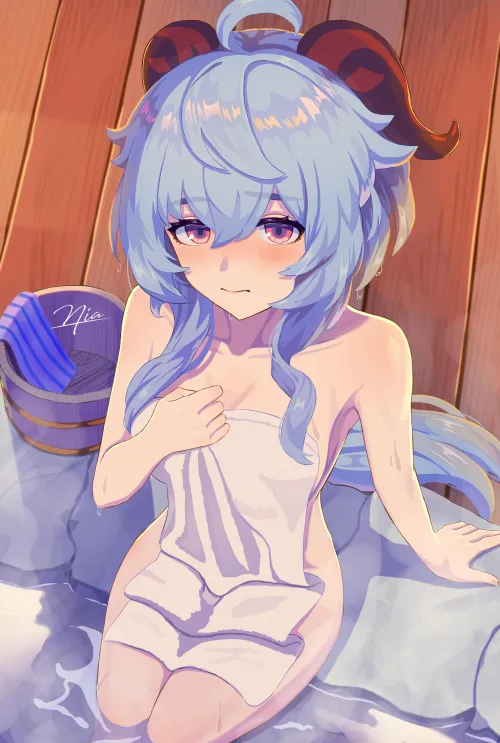 Daily Ganyu Lewdie #1166 Hot Spring~ Thumbnail
