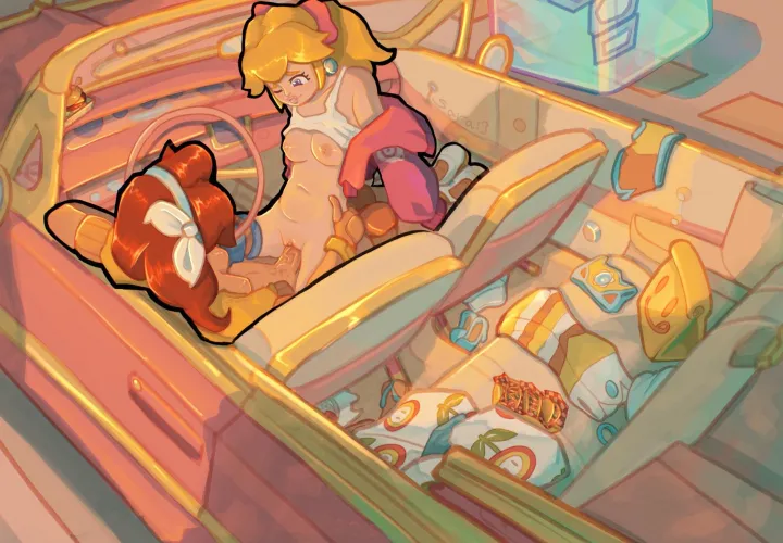 Daisy and Peach having a good time after a race. (saracolonthree) Thumbnail