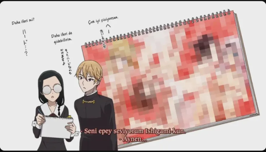 Did someone draw this image's unblurred version? Thumbnail