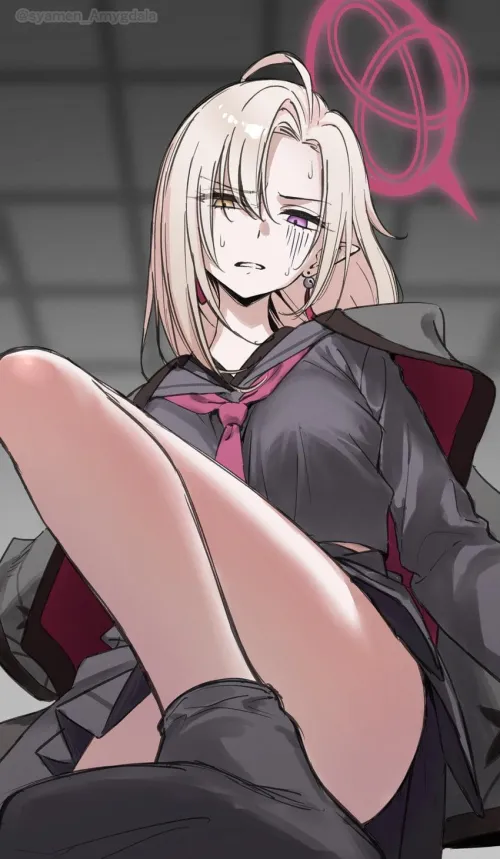 Disgusted Ayame [Blue Archive] Thumbnail