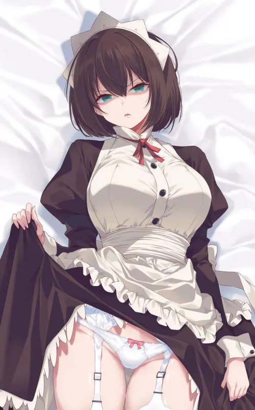 Disgusted Maid Itou Chitose Skirt Lift [Iya Pan] Thumbnail