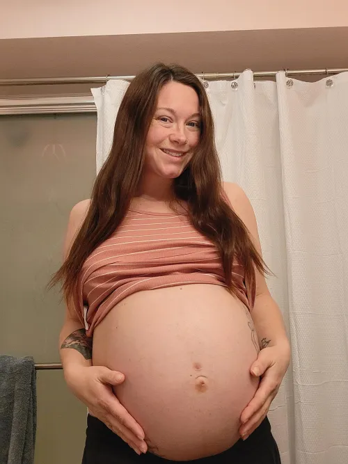 Do you love my pregnant body at 9 months Thumbnail