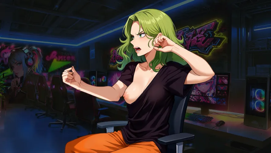 Don't interrupt her game! [Getting Inside] (Horny Capybara Studio) Thumbnail