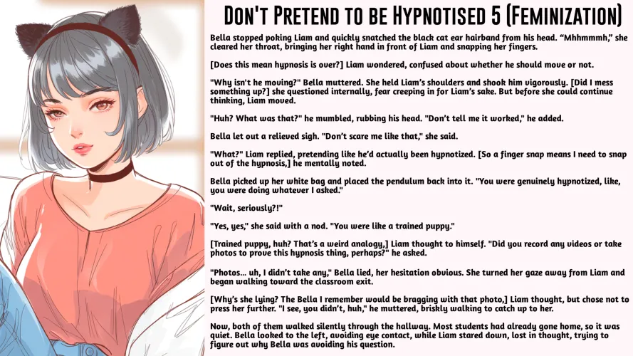 Don't Pretend To Be Hypnotised 5 Feminization Caption Thumbnail