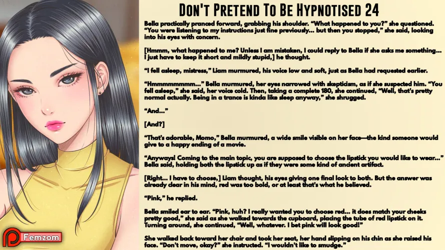 Don't Pretend To Be Hypnotised Chapter 24 Feminization Caption Thumbnail