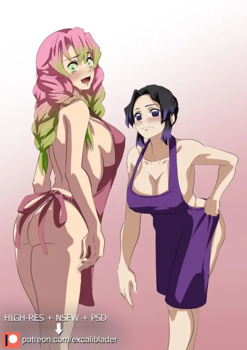 Double naked apron [Demon Slayer] Thumbnail