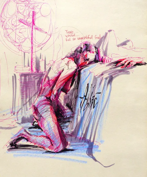 Drawn you ! Flagellant Prayer. Thumbnail