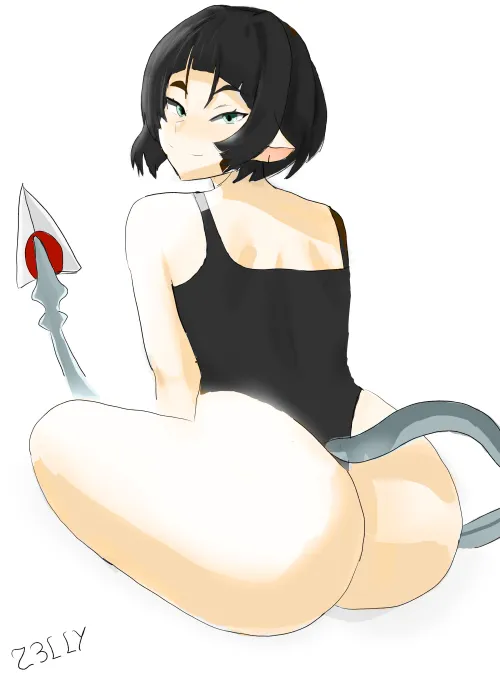 Drew Jane Doe from ZZZ using Grayscale| Sharp Shade (Soft Shading in my perfil) Thumbnail